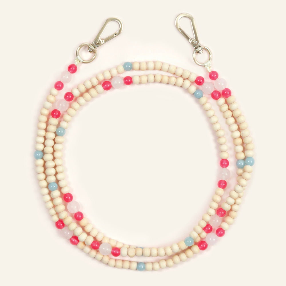 BANDOULIERE ARIELLE FUCHSIA-BLEU