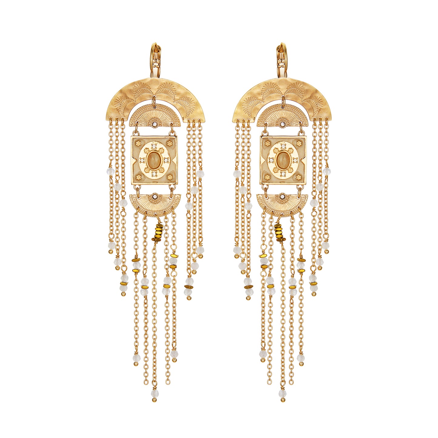 BOUCLES D'OREILLES CLAY DORÉ