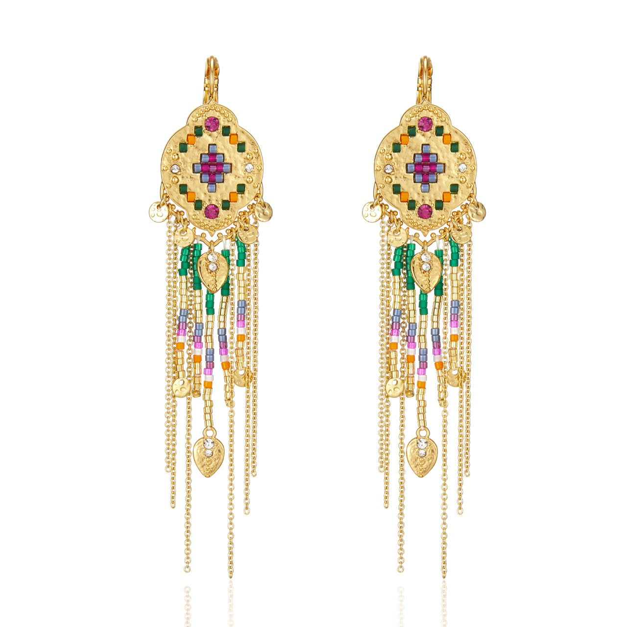 BOUCLES D'OREILLES ELMORE DORÉ
