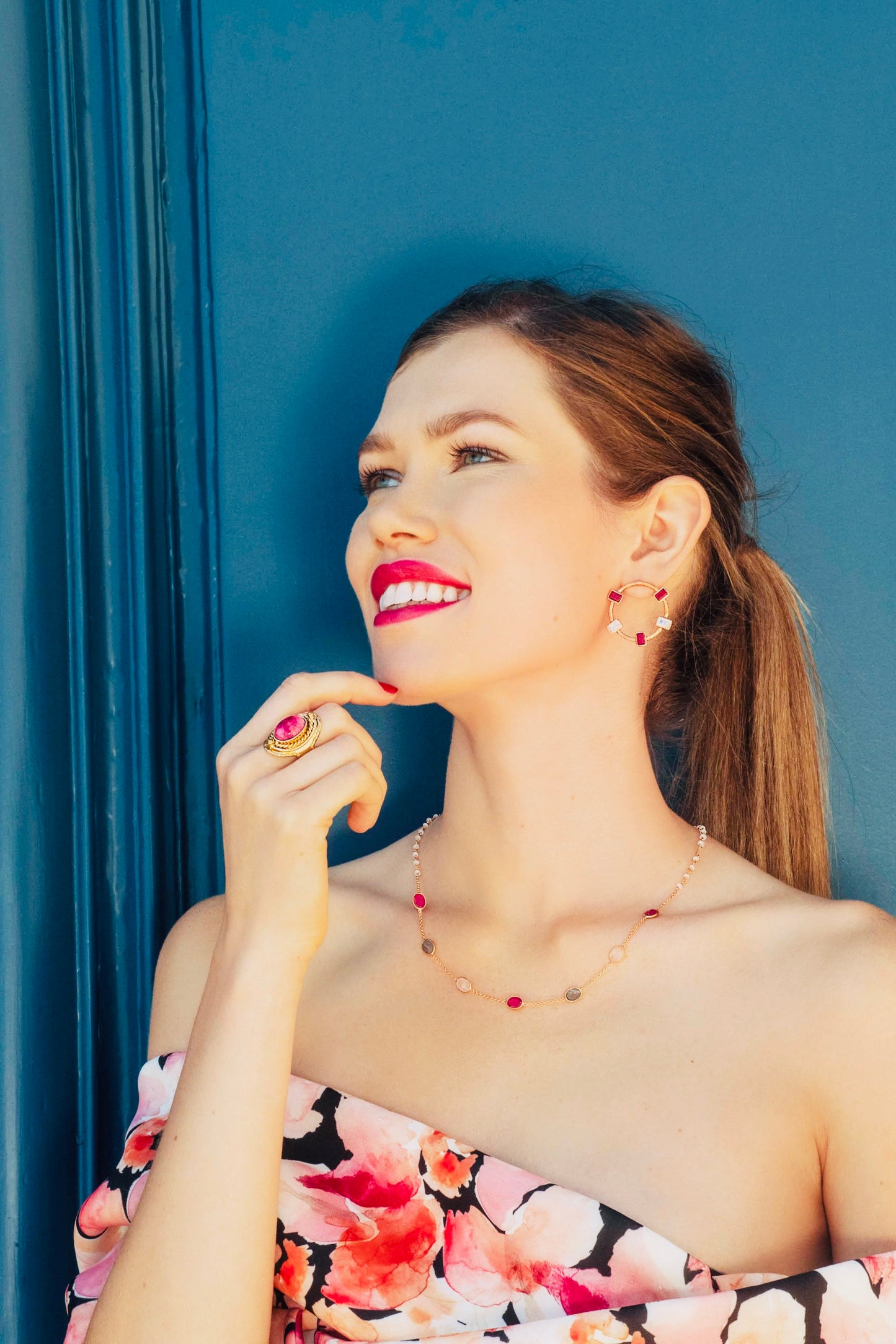 COLLIER PRINCESSE JADE - MULTI-PIERRES