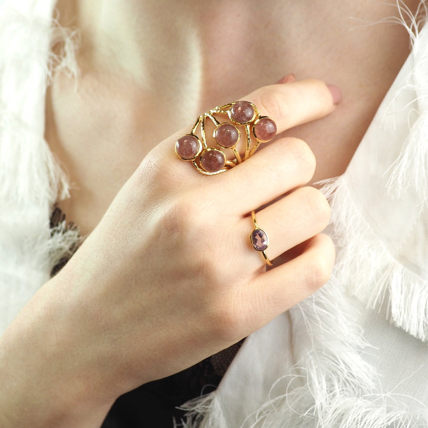 BAGUE CANDICE - AMÉTHYSTE