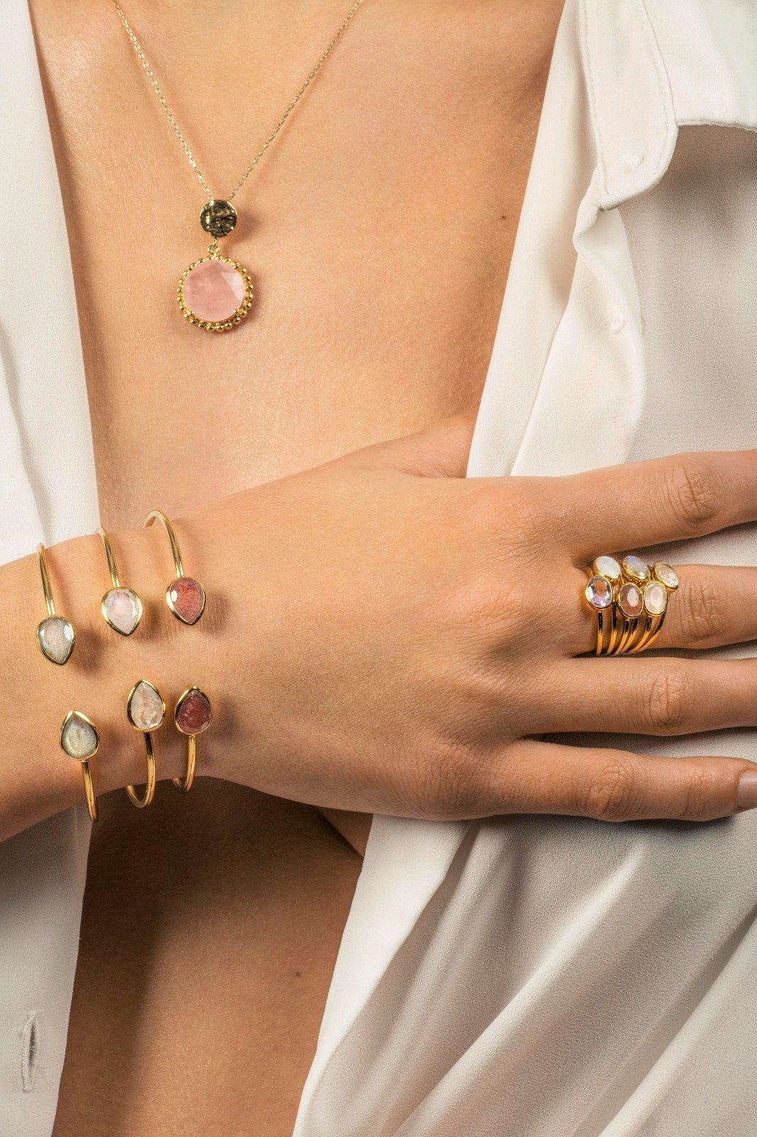 BAGUE CANDICE - AMÉTHYSTE VERTE