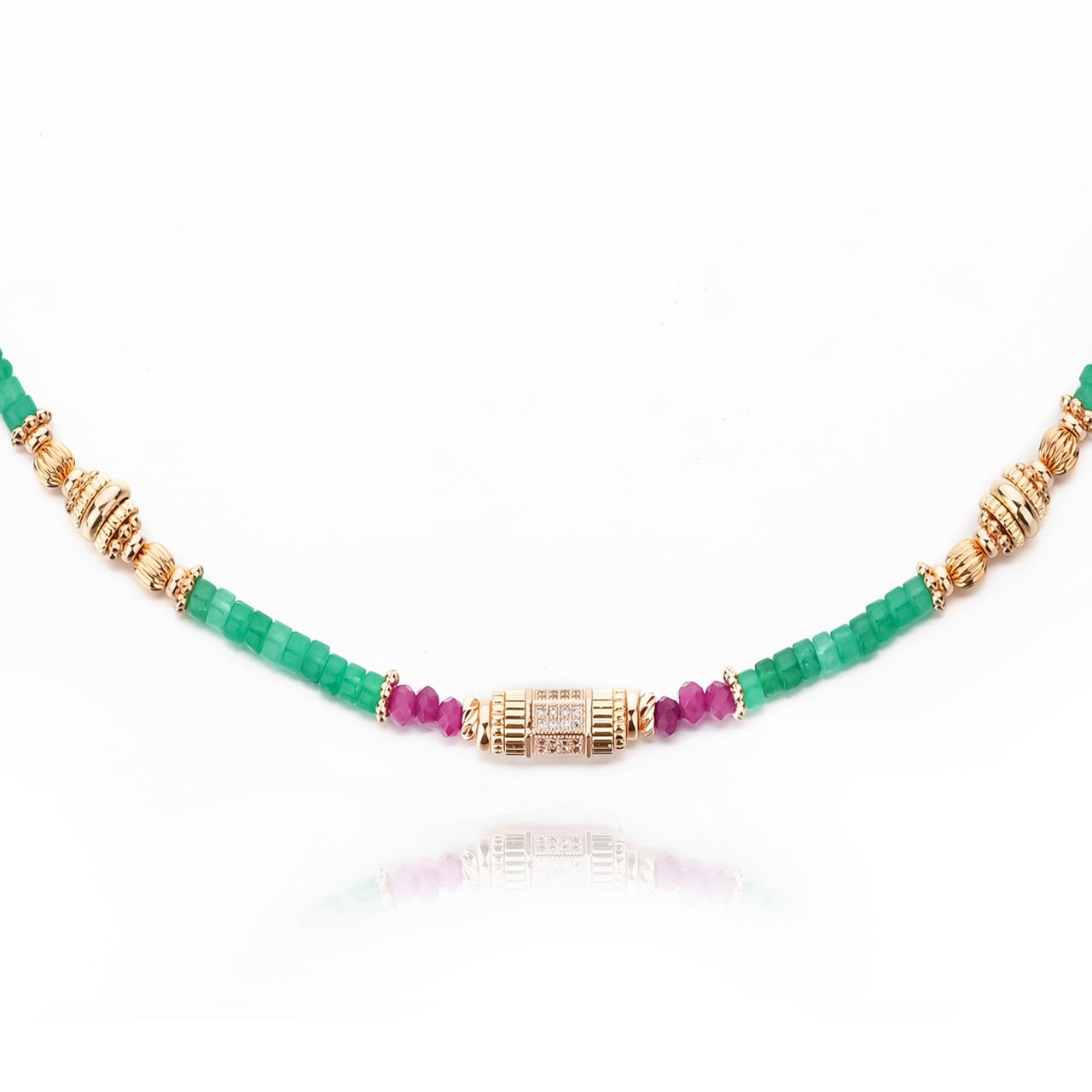COLLIER SANTINI VERT