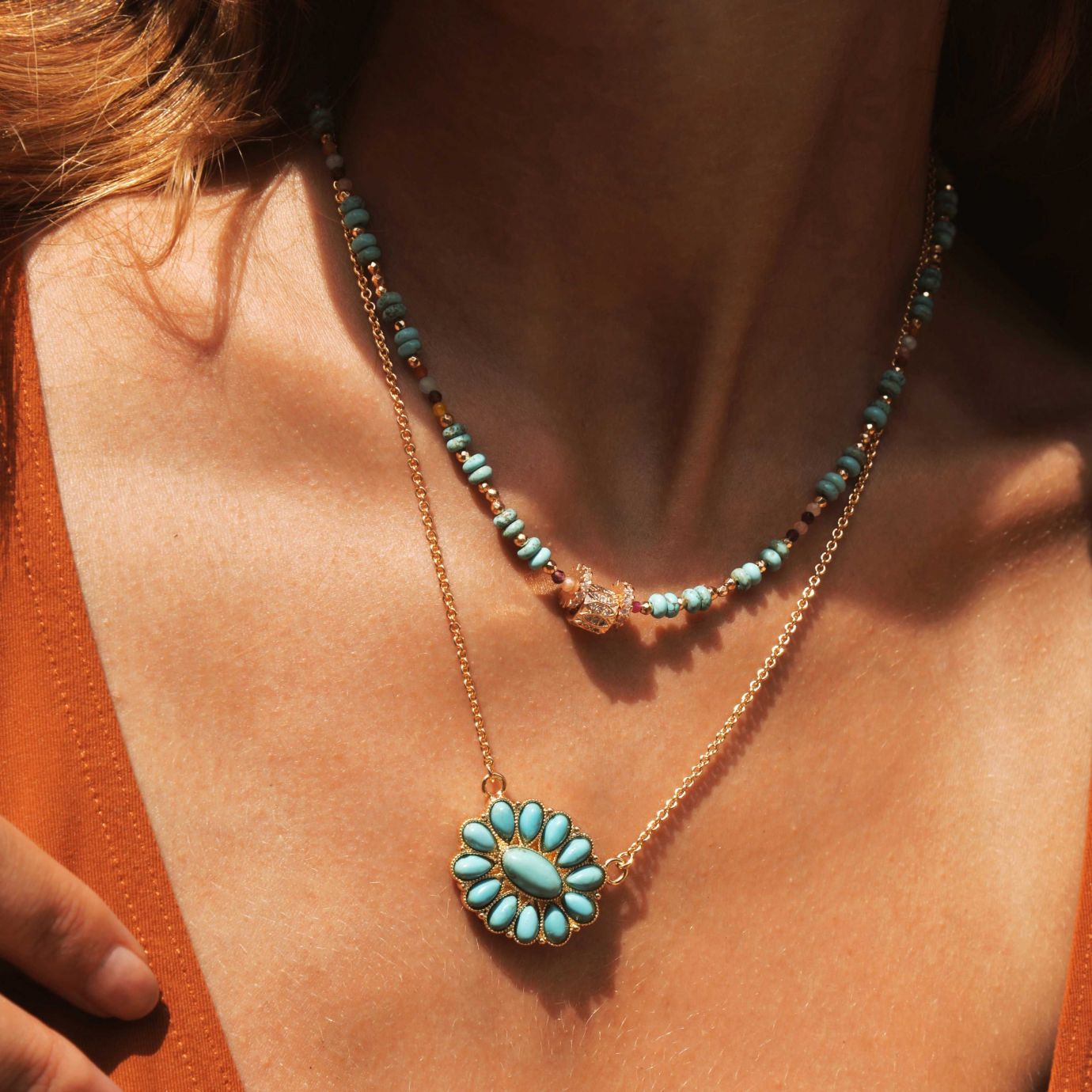COLLIER LUCY TURQUOISE