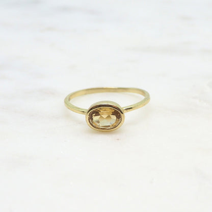 BAGUE CANDICE - CITRINE