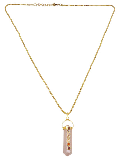 COLLIER CHAKRARA – QUARTZ ROSE