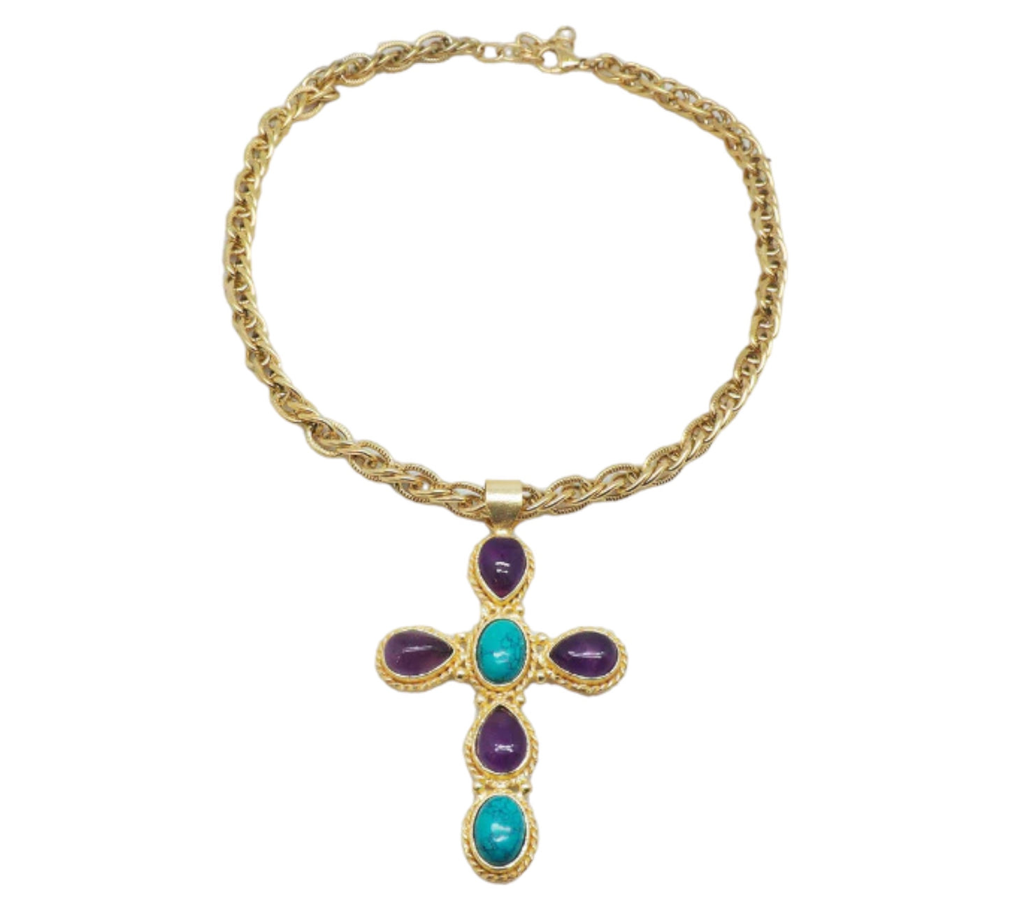 COLLIER FAITH - TURQUOISE