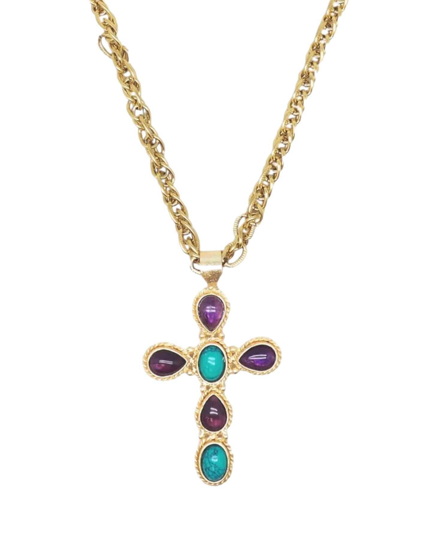 COLLIER FAITH - TURQUOISE