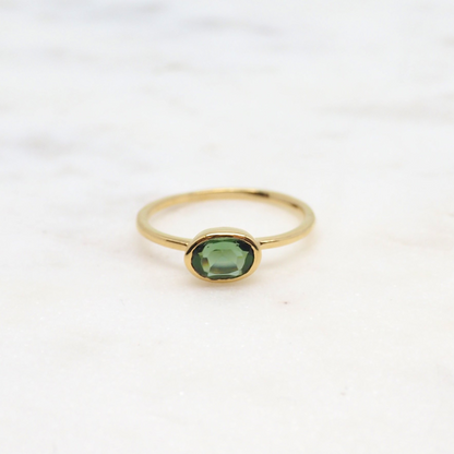 BAGUE CANDICE - TOURMALINE VERTE